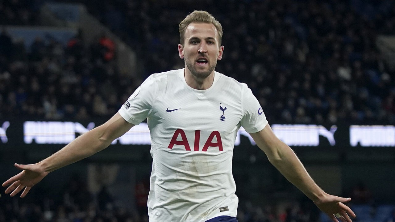 Harry Kane thời còn thi đấu cho Tottenhamps.