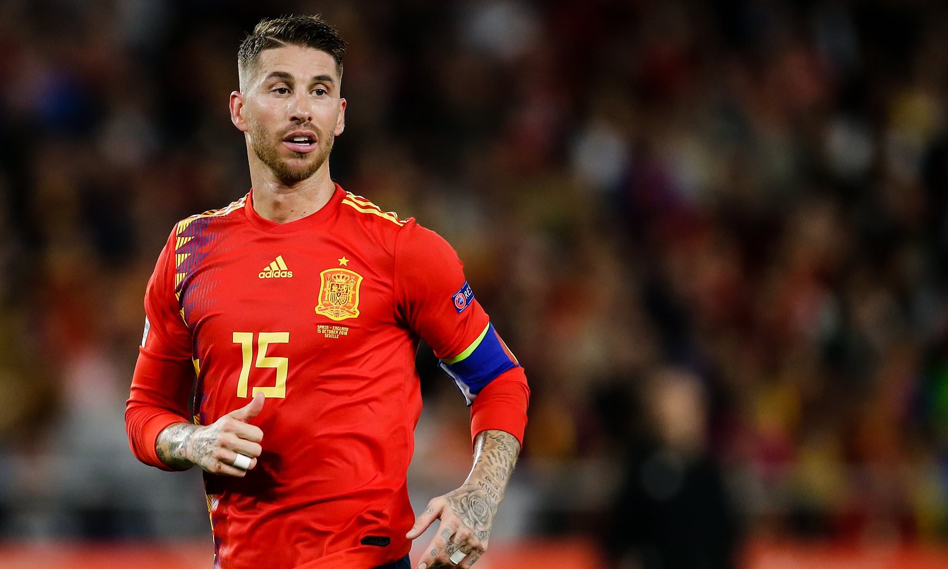 Sergio Ramos là đội trưởng tại đội tuyển Tây ban Nha.